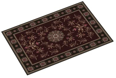Teppich Bedruckt | Muster # 10 | Größe wählbar | Premium Flor 1.200 g/m² | rutschfest | Ränder gekordelt | eckig/rund | pflegeleicht und robust (1500 x 2000 mm)
