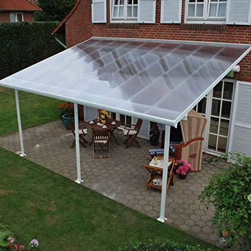 Polycarbonate Roofing Sheet,Rainproof Insulation Clear Plastic Sheet PC Durable Panel,Outdoor Polycarbonate Roof Canopy,Cladding Replacement for Greenhouse,Easy to Bend & Cut (WxL: 1x3m)
