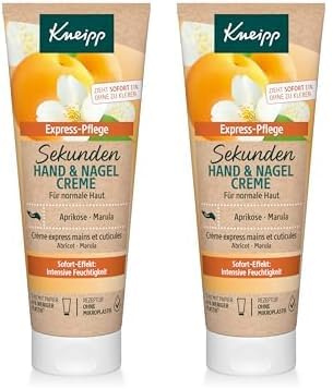Kneipp Sekunden-Handcreme + Nagelpflege, 2er Pack(1 x 75 ml)