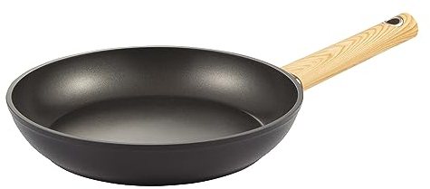 Tescoma 600826 Padella antiaderente, diametro 26 cm, impugnatura effetto legno, linea Chalet