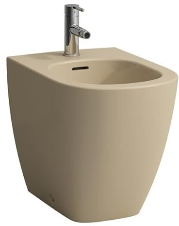 Laufen Lua Bidet au sol, avec trop-plein, 1 trou pour robinet, 360x520mm, robinets d'angle intérieur, H8320810183021, H8320810183021, Colorazione: Bahama beige