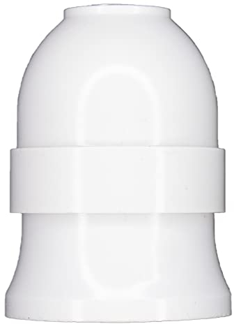 Meloplam e27 Fassung Weiss Bakelit M10 Gewinde