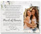 ZENNLAB Maid of Honor Gift for Wedding, Maid of Honor Pitcure Frame, Bridesmaid Gifts from Bride, Thank You Gift for Bridesmaids Wedding Party, Maid of Honor Proposal Gifts from Bride