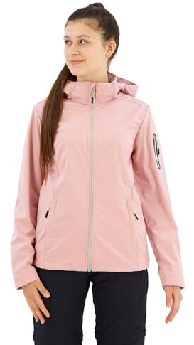 CMP WOMAN JACKET ZIP HOOD ROSE - 44