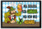 speecheese Bier statt Gras Biertrinker Fußmatte XXL in 50x75 cm mit Spruch Gsuffa Wird! Witzige Fußmatte XXL in 50x75 cm für Bayer Bierfans - Maß statt Joint Bierkrug über Cannabispflanze