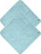 normani Kinder Kapuzentuch Frottee Wickeltuch Kapuzenhandtuch aus 100% Bio-Baumwolle - Baby Badehandtuch 100x100 cm Farbe 2 x Hellblau
