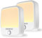 LED Night Light Plug in Wall Night Light with Dusk to Dawn Photocell Sensor & Brightness Adjustable 2700K Warm White Lamp for Kids/Children/Adults, Stairs, Hallway, Kitchen, Bedroom
