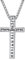 Supcare Halskette Männer Kette Herren mit Luhn Rune Kreuz Anhänger Kreuzkette Wikinger Kettenanhänger Edelstahl Rune Amulett Glücksbringer Kette mit Kreuz Silber Viking Kreuzanhänger Modeschmuck