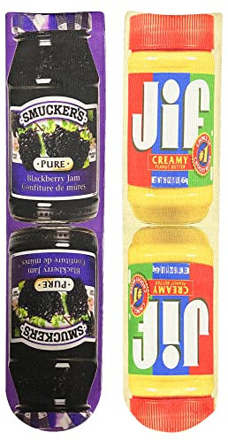 Cantustime Lustige 3D Jam Socken Herren Damen Teenager - Witzige Bunte Coole Motiv Socken Kleine Geschenkideen für Männer Papa Adventskalender Weihnachten Geburtstag Vatertagsgeschenk