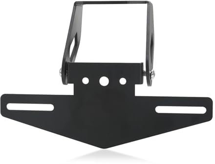Motorrad Kennzeichenhalter Kennzeichenhalter Halterung Rahmen Tail Tidy Eliminator Für Kawasaki Für Ninja 400/250 Für Ninja400 Ninja250 Für Z400 2018 2019 2020 2021 Einstellbare Kennzeichenhalter
