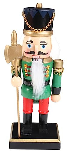 ABOOFAN Holzsoldat Aus Walnussholz Handgemachte Dekoration Feine Verarbeitung Festlich Und Dekorativ Für Tische Und Regale