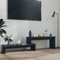 AJJHUUKI Mueble de exterior para TV, color gris, 180 x 30 x 43 cm, muebles de madera