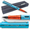 Lamy Al-Star Füllfederhalter, Farbe und Federbreite wählbar (in Geschenkverpackung), Gravur erhältlich (kursiv 1,5 mm Feder, Denim)