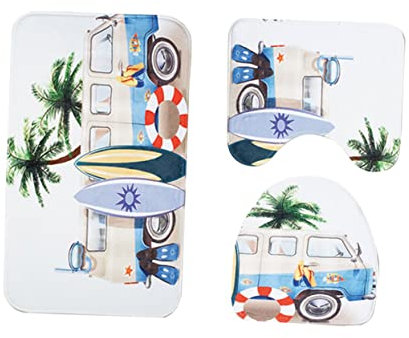 Cabilock Tapis De Toilette avec Antidérapant