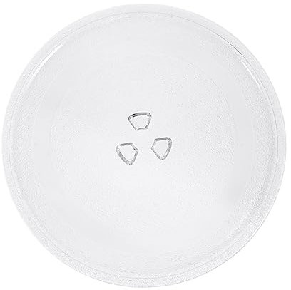 Cabilock Plato Giratorio De Cristal Para Horno Microondas. Bandeja Calor Cubierta De Salpicaduras De Microondas Lámina Plato Giratorio Para Microondas Vidrio