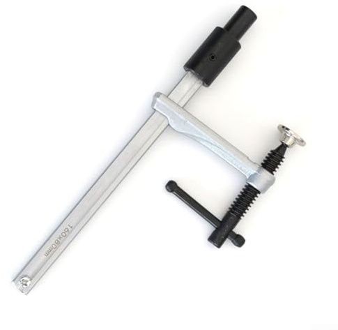 MeevrgR Schnellspannklemme, 16 mm/28 mm, robuste Metallbankklemme für Holzbearbeitung und Schweißtische (160 mm Spannbereich) (16 mm)
