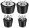 Fegtrtyoa 4 Tapones de Goma para el Invierno de Piscinas de 25 mm, 32 mm, 38 mm y 51 mm, Tapones de Invernaje para Piscinas, Tapones de Retorno para Piscinas Enterradas y Sobre Piscinas