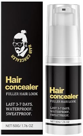 Mnozreo Haarabdeckstift,Hair Concealer für Männer,Wasserfest Haare Auffüllen Temporärer Grau Concealer Spray,Wasserfester Schweißfester Haaransatzverstärker,Root Coverage Fuller Creme