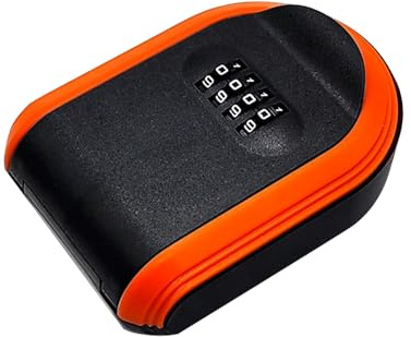 Magnetic Key Lock Box - Anti Theft Safety Lock Case, Small Car and Door Key Holder | Large Capacity Box with Strong Magnet For Hiding Spare Keys Indoor Outdoors, Secure Storage For Home Garage Travel