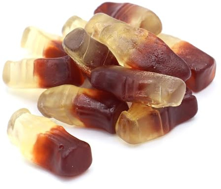 Sweet Bag 1kg Assorted Pick & Mix Share Bag Party Candy by Emerald Meadow (Coke Bottles)