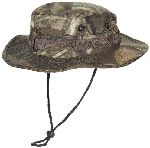 MFH Buschhut US mit Kinnband GI Boonie Rip Stop, M, Hunter-Braun