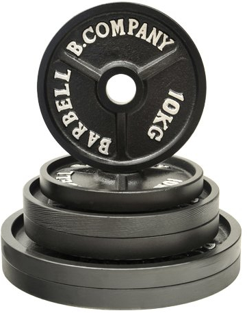 Profi Olympia Hantelscheiben Guss 50/51mm Set - 2x10, 2x15, 2x20 Kg Hantelscheiben