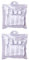 Netagon 9 Piece Travel Bottle Set Leak Proof Clear Toiletries Containers with Clear Airport Bag Case, Perfect for Travel Holidays Swimming Camping Trips (2 Packs -18 Pce)