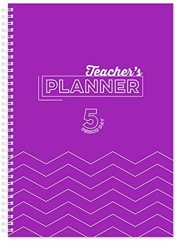 Silvine A4 Teacher's Academic Planner with Durable Hardback Covers and 204 x5 Period Planner Pages