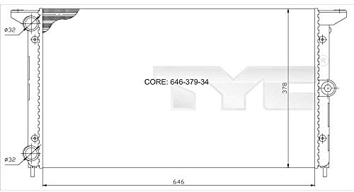 SHARAN (7 M8, 7 M9, 7 M6) 09/95 – 06/00 Motor Cooler