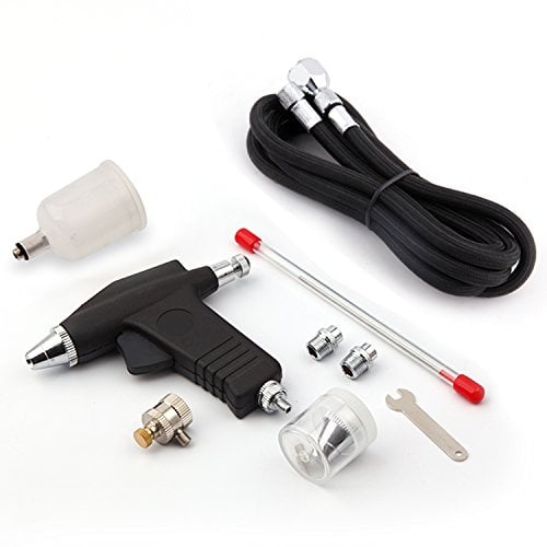 Fengda Pistola aerografo BD-105K con ugello da 3 mm e 0,5 mm