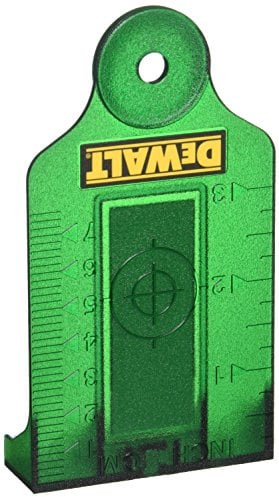 DEWALT DE0730G Green Laser Target Card
