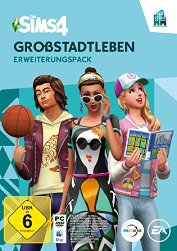Die Sims 4 Großstadtleben (EP3)| Erweiterungspack | PC/Mac | VideoGame | Code in der Box | Deutsch