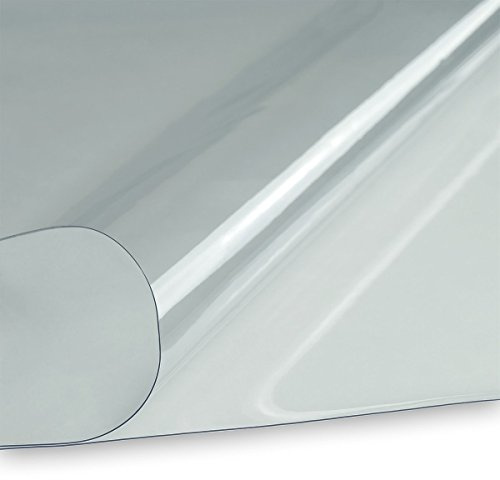 LYSEL Klarsichtfolie Fensterfolie 0,5mm 140cm breit transparent durchsichtig UV-beständig