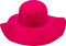 Orlob Fasching Hut Damen Schlapphut in Wollfilzoptik (pink, 60)