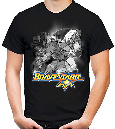 Bravestarr Männer und Herren T-Shirt | Zeichentrick 80er Comic Kult Thirty-Thirty | M2