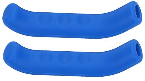 Fahrrad Bremshebel Abdeckung, 1 Paar Silikon Anti Rutsch Bremshebel hülle Schutz Griffschutz Abdeckung für Meisten Mountain Road Bikes(Blau)