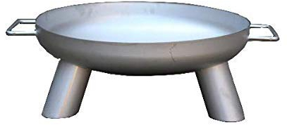 Wida Feuerschale Alpha Edelstahl Ø 700 mm 1.4301 inkl. Füße und Griffe 70 cm