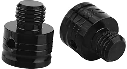 Filetage de rétroviseur M10 * 1.25 Universel moto Boulons de filetage de rétroviseur vis d'adaptateur pour (Noir) bouchon d’obturation retroviseur moto bouchon d’obturation retroviseur moto