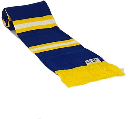 fanoriginals - Fußballschal in den Farben von Leeds United - Retro-Stil - Blau