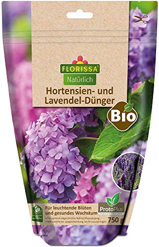 BIO Dünger für Hortensien und Lavendel mit ProtoPlus im wasserdichten, wiederverschließbaren Beutel | biologisch GÄRTNERN Gütesiegel | haustierfreundlich