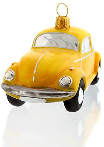 Hamburger Weihnachtskontor - Christbaumschmuck - VW Käfer gelb