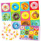 fishwisdom 100 Piece Popsicles Jigsaw Puzzle Donuts Age 4+ for Kids -8 Gift Family Time Educational Games (Donuts)
