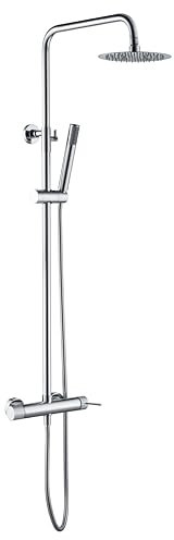 IMEX BDD038 LINE Grifo Monomando Conjunto de Ducha Telescópico