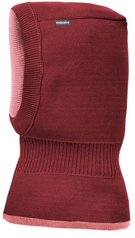 maximo Helge-Schlupfmütze Reversible, Saisonfarben Made in Germany Reversible dunkelrot 47 cm