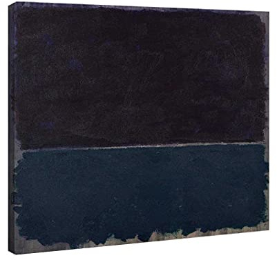 Lasite Mark Rothko Leinwandbilder Kunstdruck Bilder Reproduktion Leinwanddruck Bilder Leinwand Gemälde Wanddekoration gerahmt fertig zum Aufhängen（100x100cm39x39inch,Gerahmt