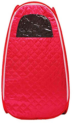 KANBUN Portable Sauna Indoor Relax Dampfsauna Einzelsauna Home Red Quality Goods