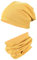 TupTam Kinder Beanie Mütze Schlauchschal Set Übergangszeit, Farbe: Senfgelb, Größe: 50-52
