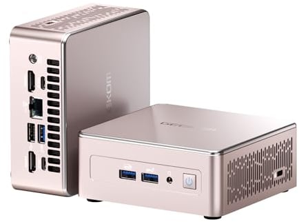 GEEKOM A5 Mini PC| Con AMD Ryzen 7 5825U e Vega 8 Grafica|16GB RAM e 512GB SSD|Pronto all'uso|Porta LAN 2.5G ad Alta Velocità|USB4 e HDMI,Adatto a Professionisti,Studenti,Creator di Contenuti e Gamer
