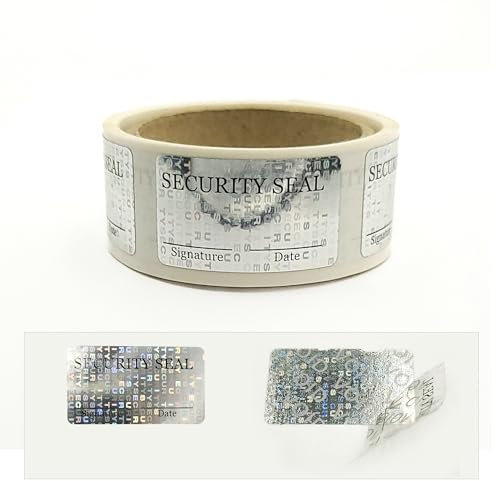 MD Labels Sicherheitssiegel, Etiketten Flexsecure VOID 18x30mm 250 STK mit Aufdruck: security Seal, Datum, Unterschrift Qualitätssiegel Garantiesiegel Sicherheitsetiketten
