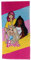 hermet, Barbie, Telo Mare Bambina, 70x140 cm, Asciugamano da Spiaggia o Piscina, Barbie, 100% Morbido Cotone, Leggero e Pratico